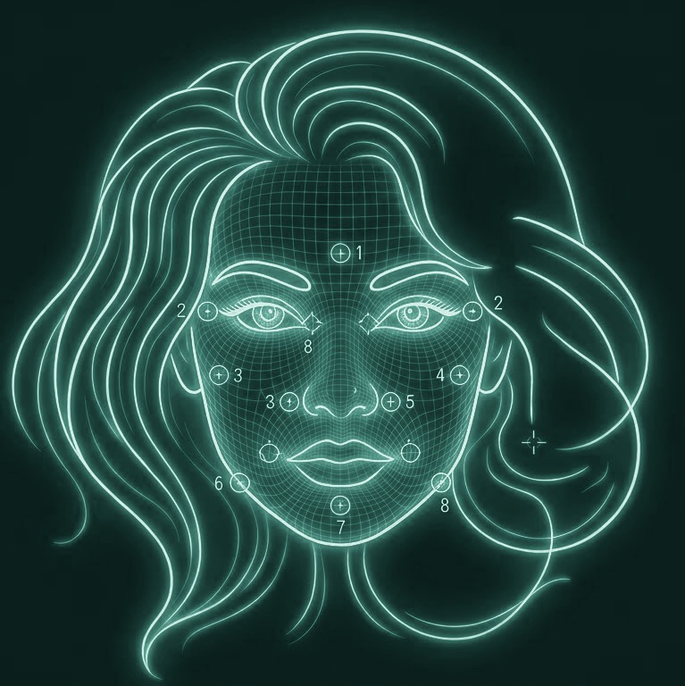 Quant.Skin — анализ зон лица с помощью компьютерного зрения